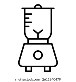 Blender icon Simple outline vector logo