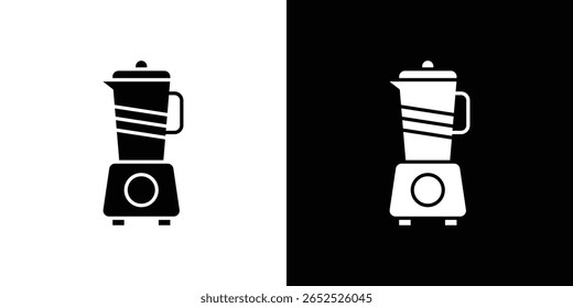 Colección del símbolo del icono de la licuadora. Vector plano ilustración de stock.
