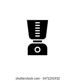 Blender Icon , Template Design Emblem Isolated Illustration , Kitchen Food Juice Fresh , Outline Solid Background White
