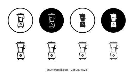 Blender icon Thin line flat illustration
