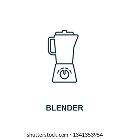 Blender icon. Thin style design from household icons collection. Creativeblender icon for web design, apps, software, print usage