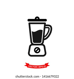 blender icon in trendy flat design