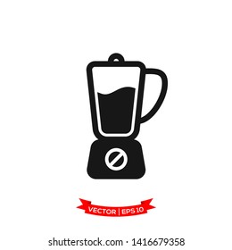 blender icon in trendy flat design