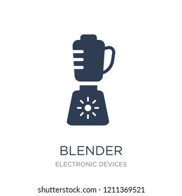 Blender icon. Trendy flat vector Blender icon on white background from Electronic devices collection, vector illustration can be use for web and mobile, eps10