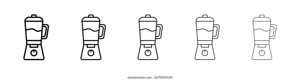 Blender icon vector collection. EPS 10
