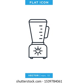 Blender Icon Vector Design Template. Linear Style, Editable Stroke