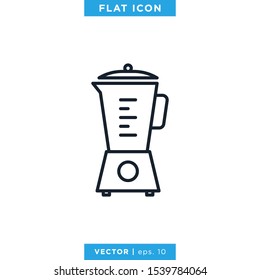 Blender Icon Vector Design Template. Linear Style, Editable Stroke