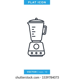 Blender Icon Vector Design Template. Linear Style, Editable Stroke