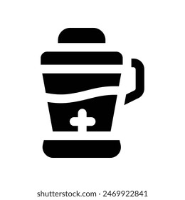 blender icon. vector glyph icon for your website, mobile, presentation, and logo design.