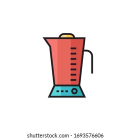 blender icon vector illustration filled outline style design. isolated on white background
