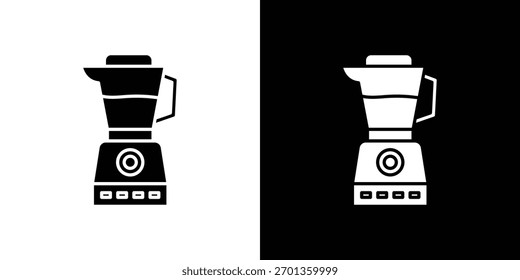 Ícone do liquidificador. Ilustração vetorial. Design plano.