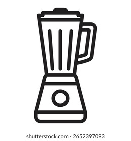 Ilustración vectorial de icono de licuadora signo aislado