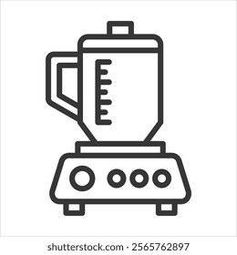Blender Icon Vector Illustration Outline Style