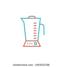 blender icon vector illustration with two color line style. isolated on white background