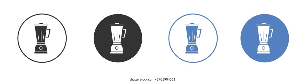 Icono de la licuadora Vector. Diseño de ilustración de Plantilla de logotipo