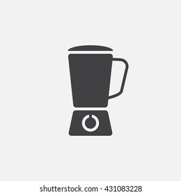 blender icon vector, mixer solid logo illustration, pictogram isolated on white