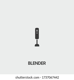 blender icon. blender vector on gray background