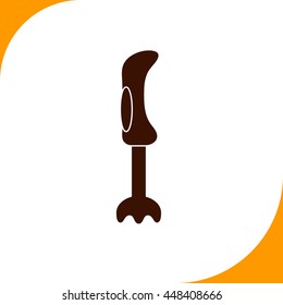 Blender icon vector sign. Brown icon on white background