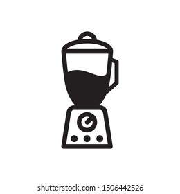 Blender icon vector. Simple design on white background.