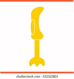 Blender icon vector vector yellow icon on white background. Blender icon vector symbol stock bitmap illustration. Business picture.