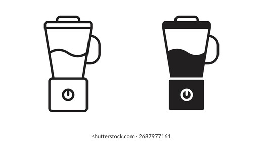 Ícone do Blender para designs de Web. conjunto de ícones de estrutura de tópicos e clipart