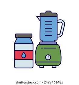 blender icon with white background vector stock illustration