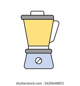 ícone do liquidificador com fundo branco vetor ilustração stock