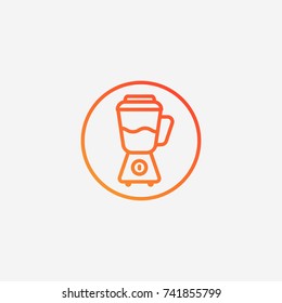 Blender icon.gradient illustration isolated vector sign symbol