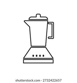 Blender icons in Thin line black color. flat simple vector symbols illustration.