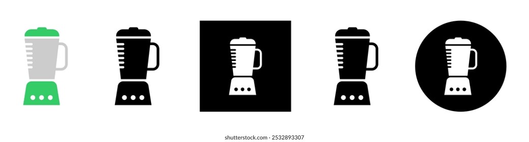 blender juice drink mixer vector pictogram sign icon symbol ui and ux design, glyphs and stroke line
