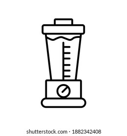 Blender Juicer Kitchen Machine line icon