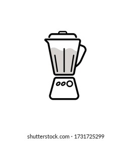 Blender, juicer line icon. linear style sign for mobile concept and web design. Electric mixer outline vector icon. Symbol, logo illustration. Pixel perfect vector graphics.