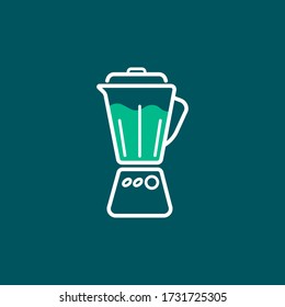 Blender, juicer line icon. linear style sign for mobile concept and web design. Electric mixer outline vector icon. Symbol, logo illustration. Pixel perfect vector graphics.