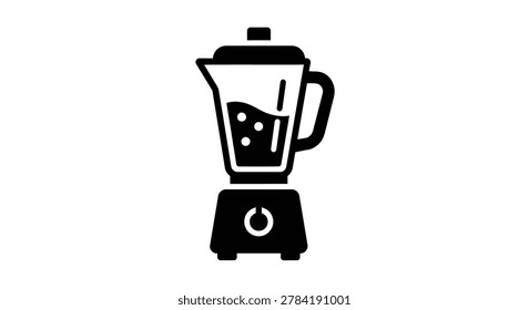 Blender kitchen appliance with buttons