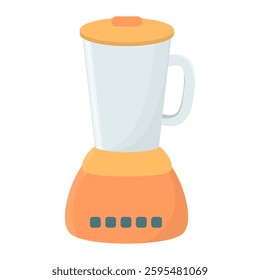Blender Kitchen Appliance for Juicing Illustration
