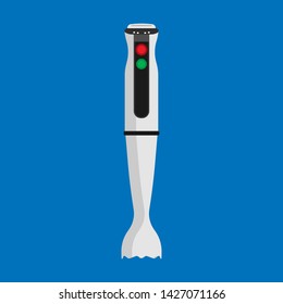 Blender kitchen appliance vector icon food mixer. Isolated cooking white equipment machine handle. Shake tool device
