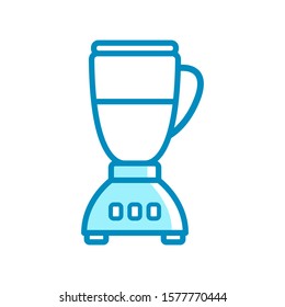 blender - kitchen equipment icon vector design template