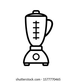 blender - kitchen equipment icon vector design template