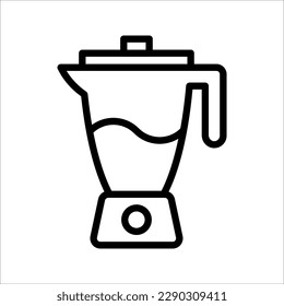 mezclador - equipo de cocina icono plantilla de diseño vectorial, ilustración vectorial en fondo blanco