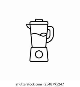 blender kitchen icon sign vector