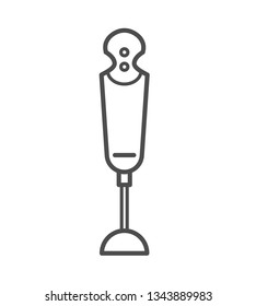 blender  kitchen icon. vector outline illustration on white background