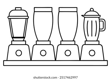 Mesclar gráficos de arte de linha com formas dinâmicas e linhas limpas (4)
