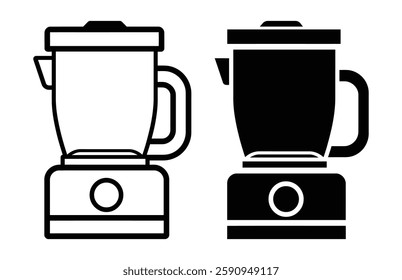 blender line art silhouette vector illustration
