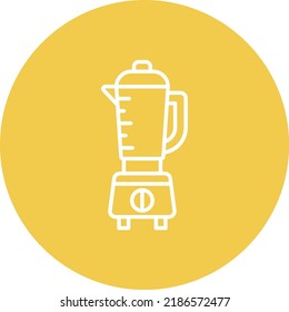 Blender line circle icon vector image. Can also be used for web apps, mobile apps and print media.