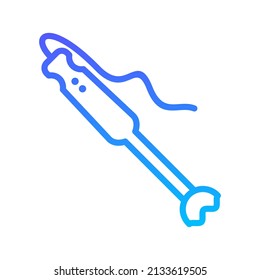 Blender Line Gradient Icon Design
