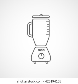 Blender Line Icon On White Background