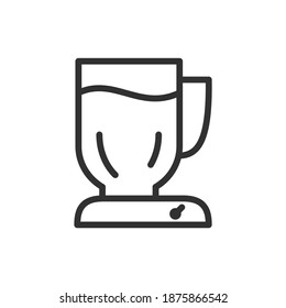 blender, linear icon. Editable stroke