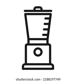 Blender linear icon. Vector outline symbol illustration