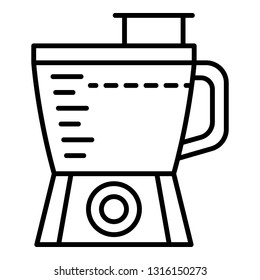 Blender machine icon. Outline blender machine vector icon for web design isolated on white background