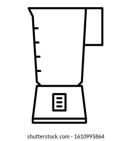 Blender Machine Icon Symbol. Outline Style